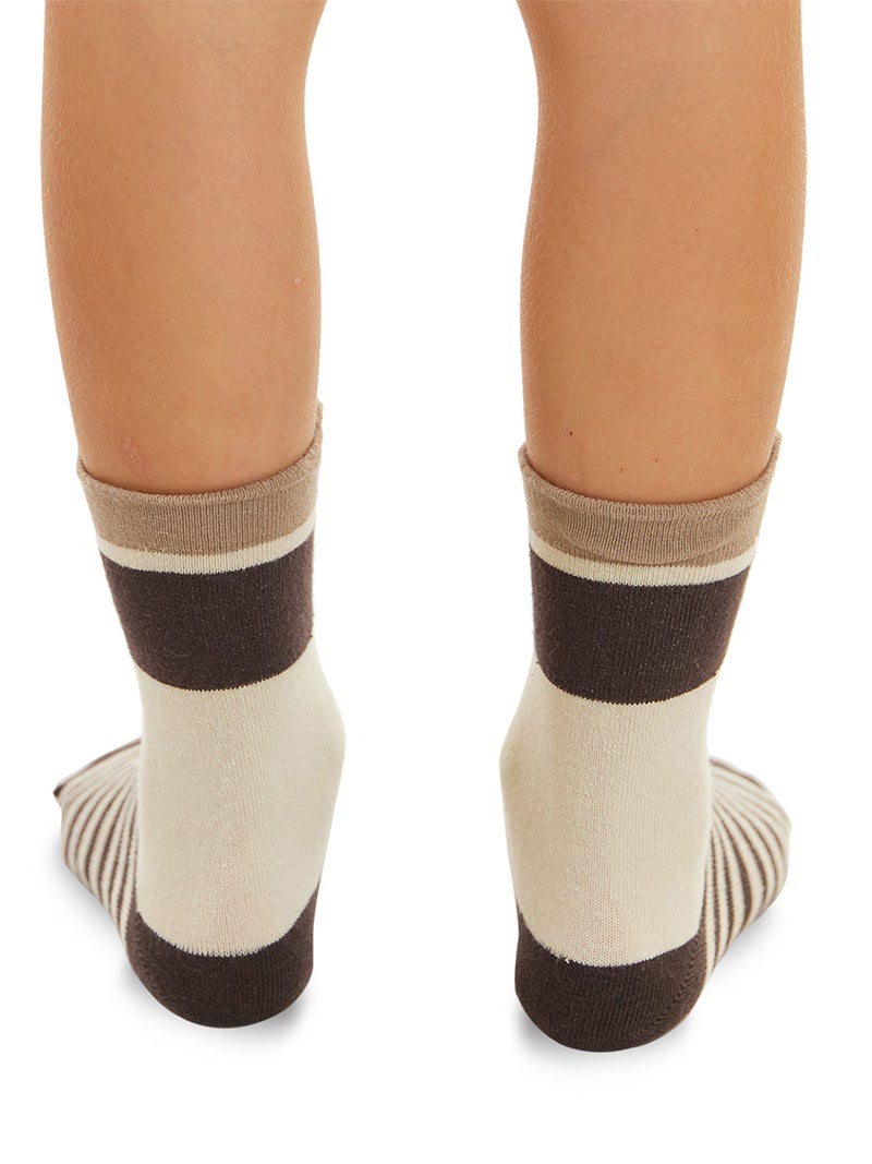 Denokids Bear&Raccoon Boy Cotton Rich Socks Set - Image 5